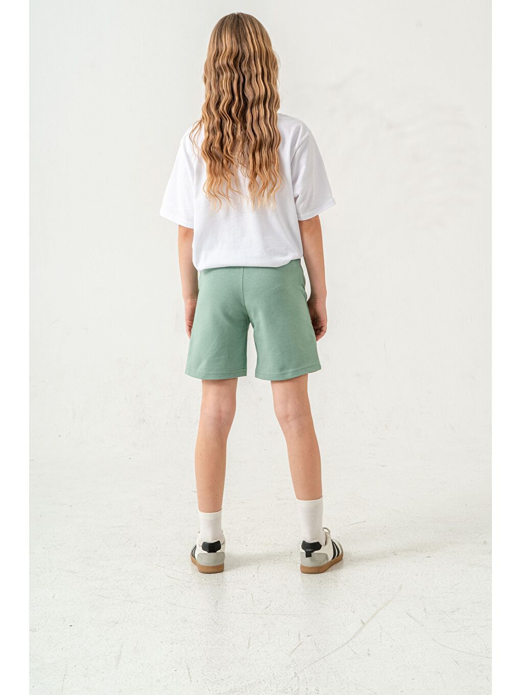 Yeşil Jaime Le  Bullet Nakışlı Kız Çocuk Şort-8