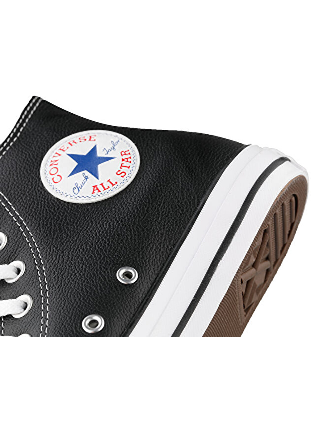 Chuck Taylor All Star Leather Kadın Günlük Ayakkabı 132170c Siyah-6