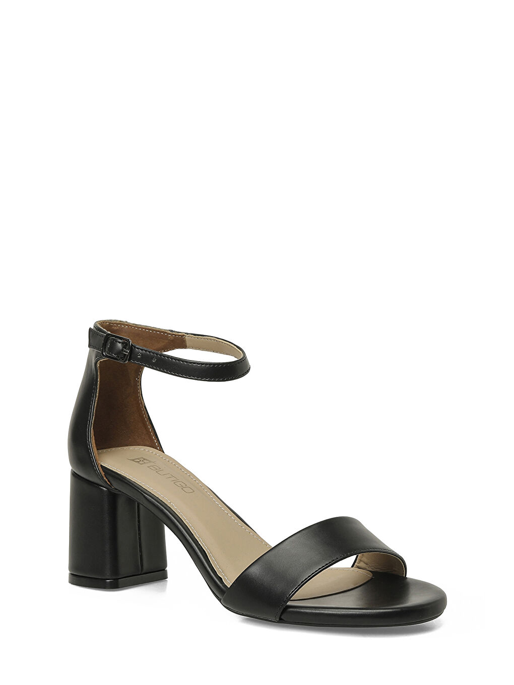 26S-326 6FX Siyah Kadın Topuklu Sandalet-1