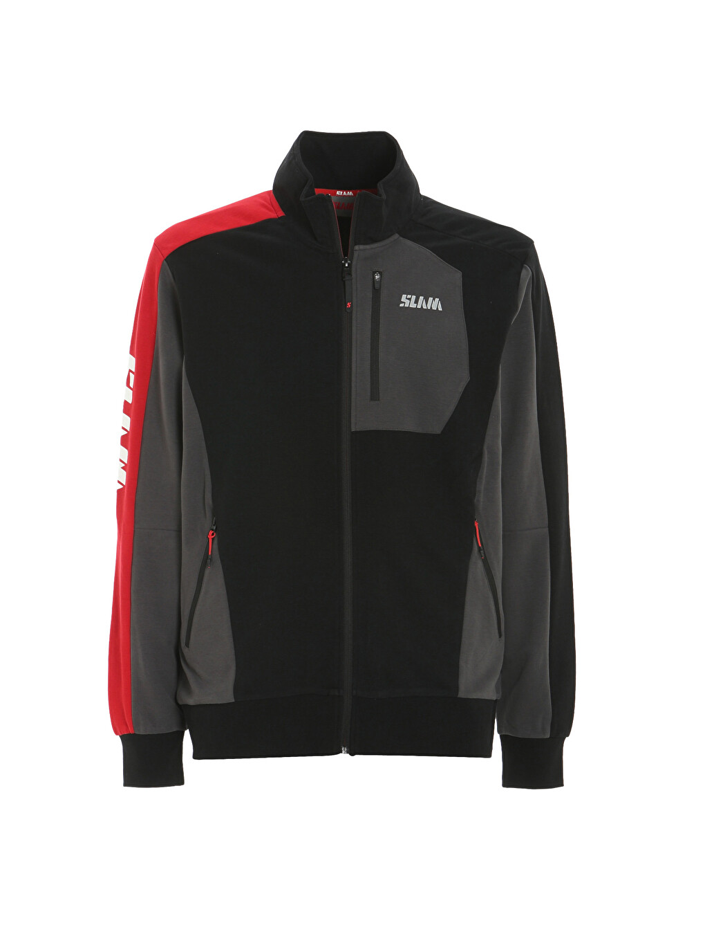 Gri Deck Fz Sweater Erkek Siyah Sweatshirt-1