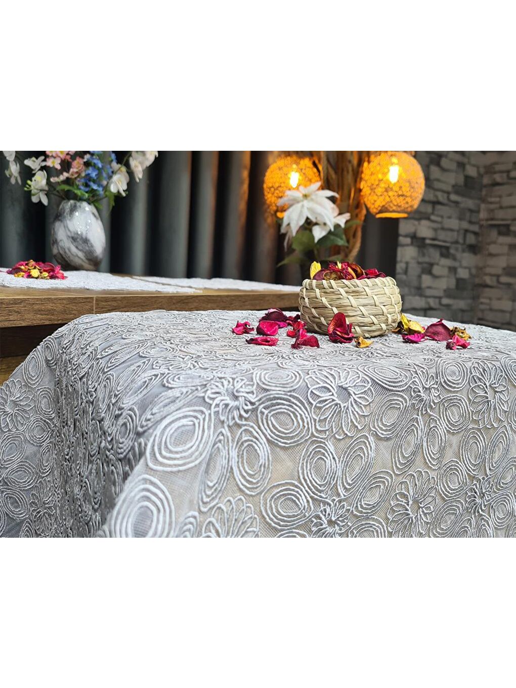 Yıldız 5 Parça Salon Takımı Gri-2