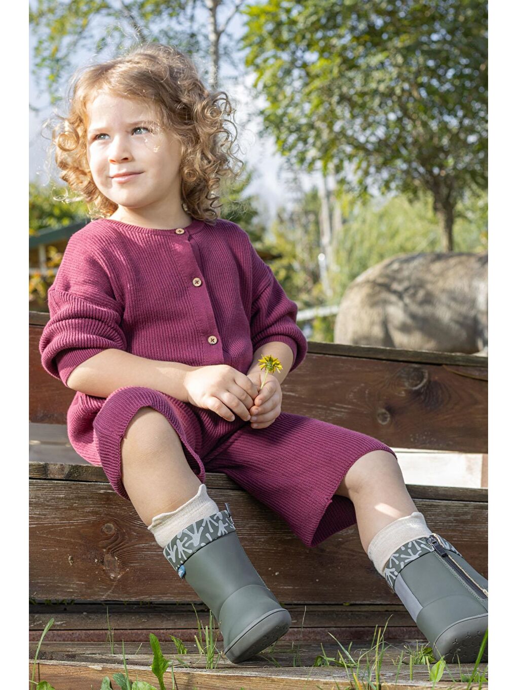 Smart Walker Cool Boots Süper Mat Haki Barefoot Çocuk Bot-4