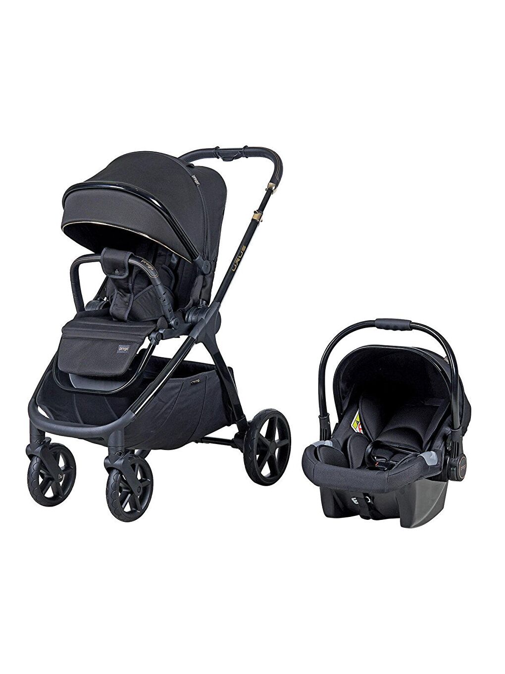 Prego Baby Siyah 2238 Urus Travel Sistem Bebek Arabası