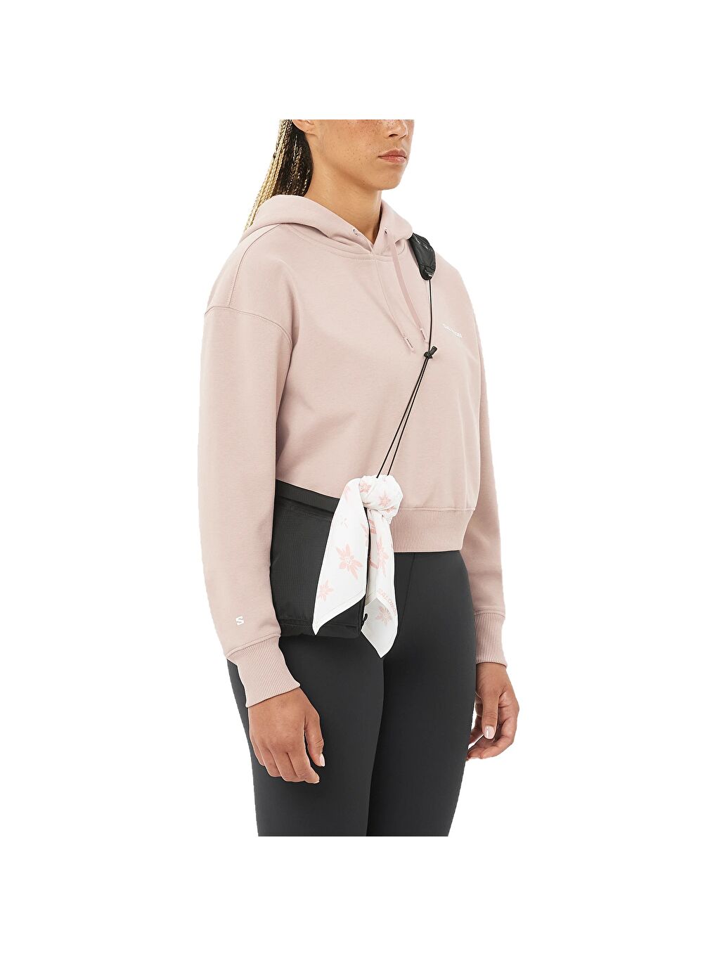 Karışık Short Hoodie Kadın Sweatshirt