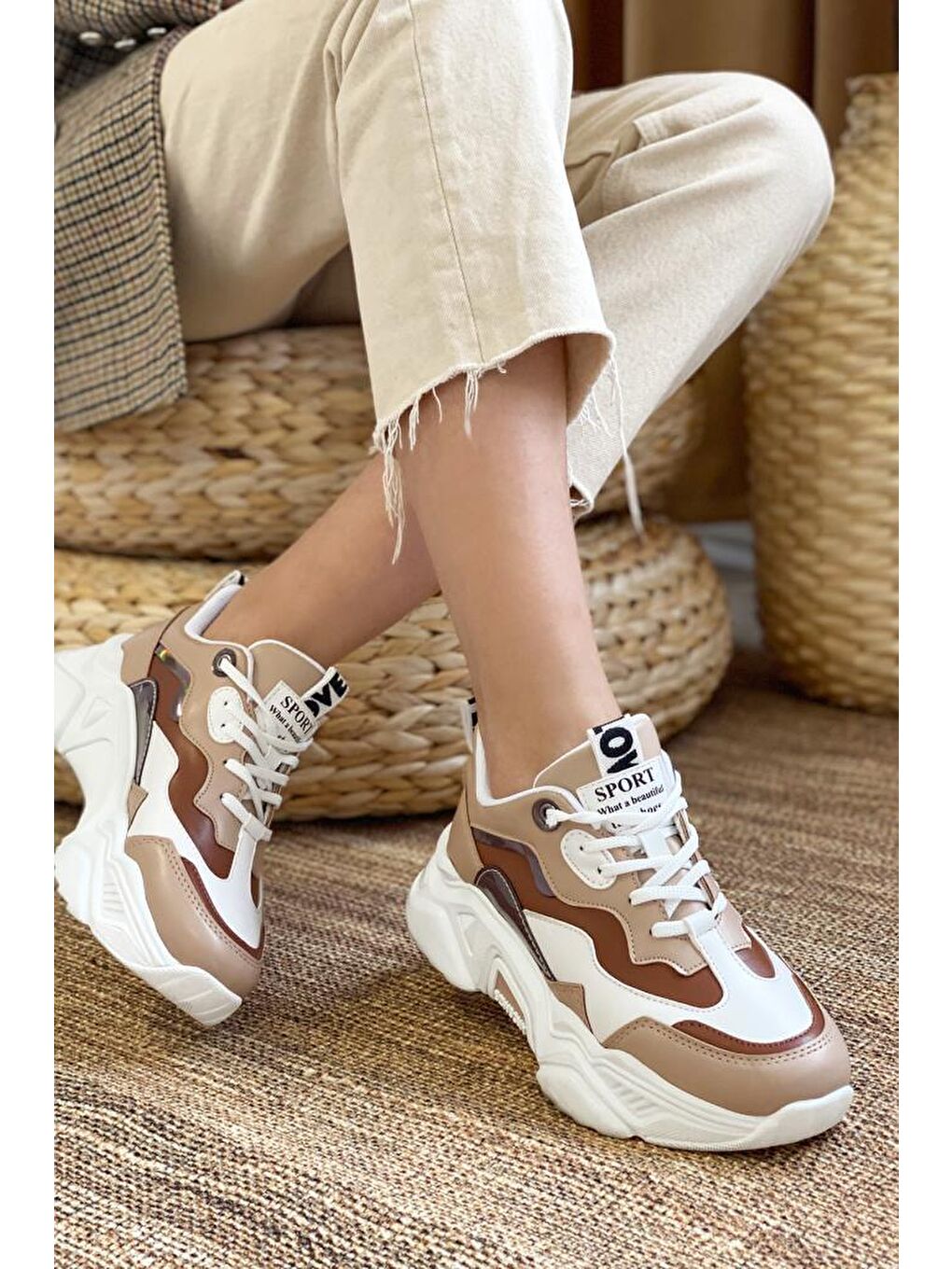 Beyaz DS.PMD239K2110 Sneaker 2025 Kadın-2