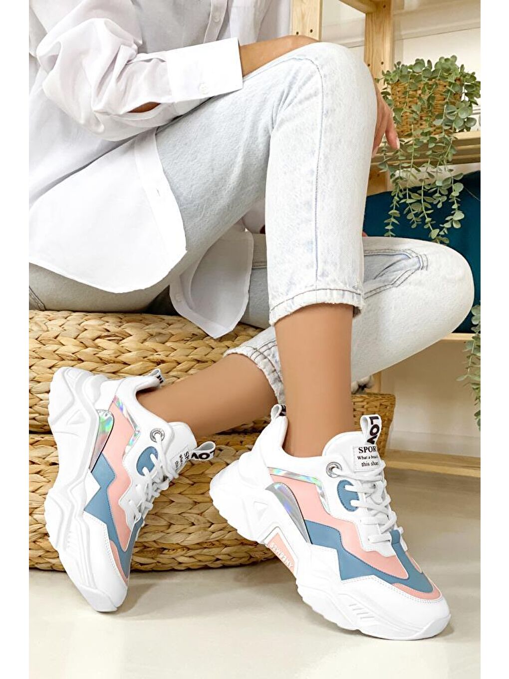 Beyaz DS.PMD239K2110 Sneaker 2025 Kadın-2