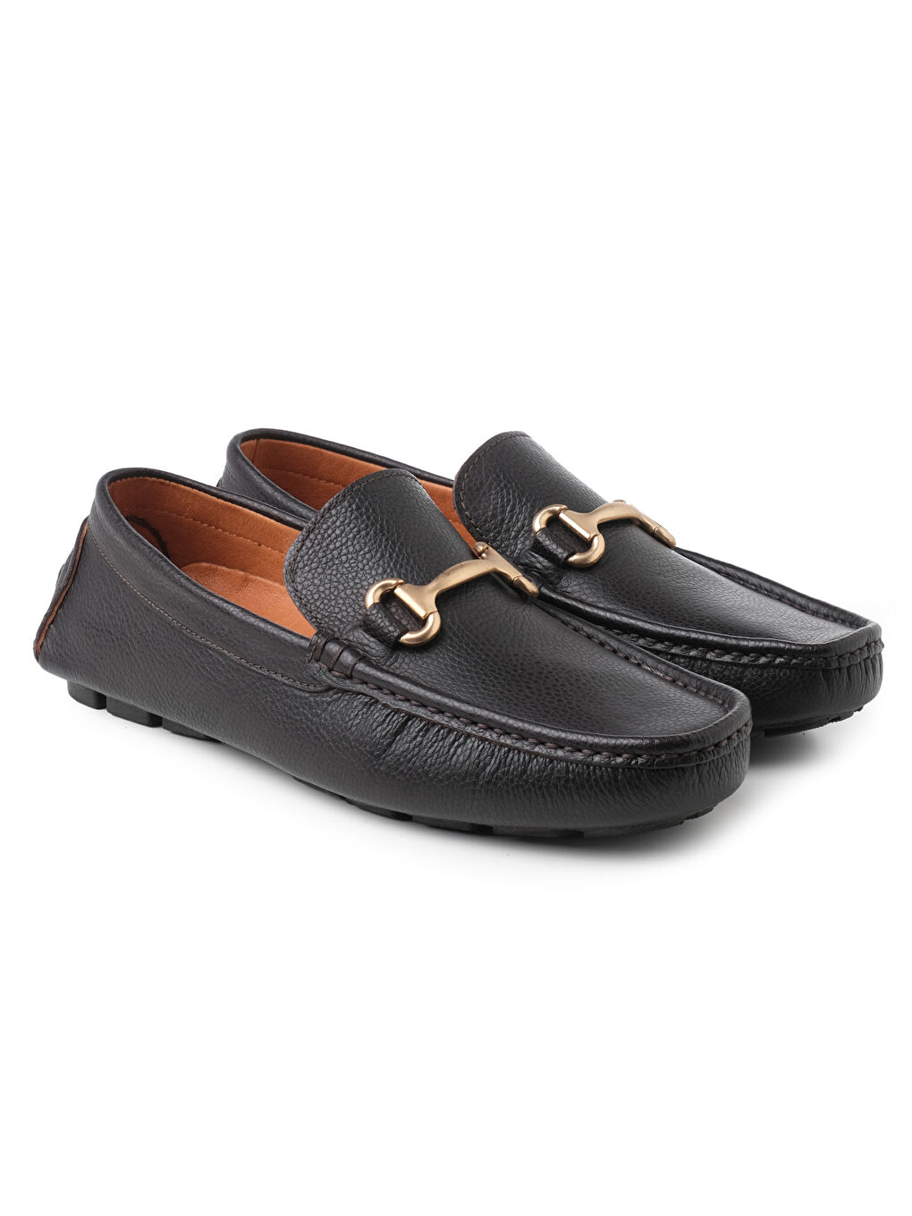Erkek Kahverengi Loafer TZ-13324 Kahve Kalın Floter-2