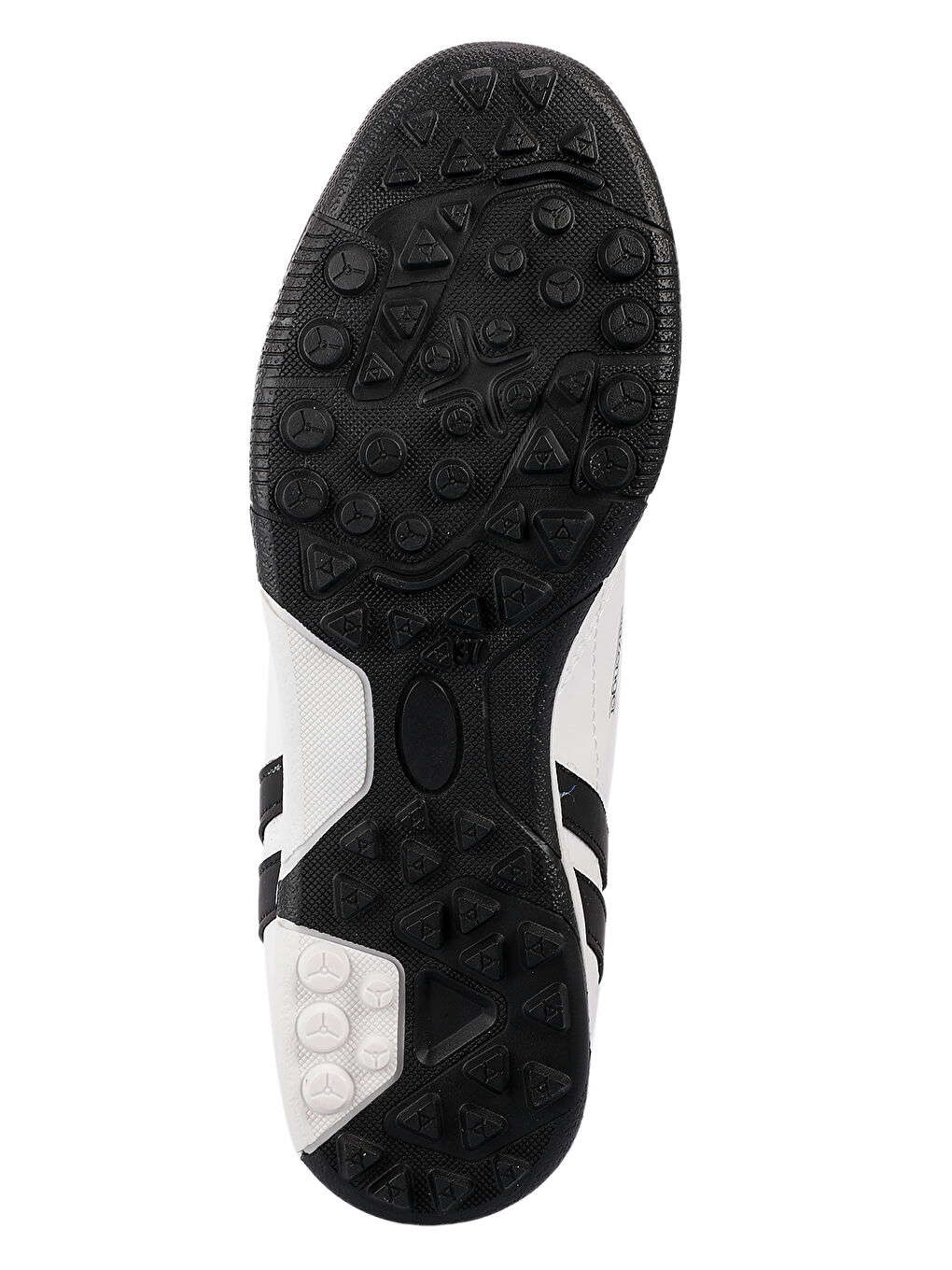 HENRIK HS Erkek Çocuk Halı Saha Beyaz / Siyah Futbol Ayakkabısı-6