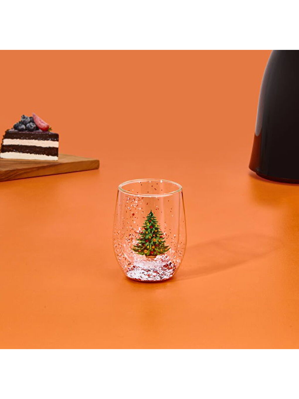 Karışık Kitchen Borosilikat Ağaç Desenli Kupa - Renkli - 300 ml