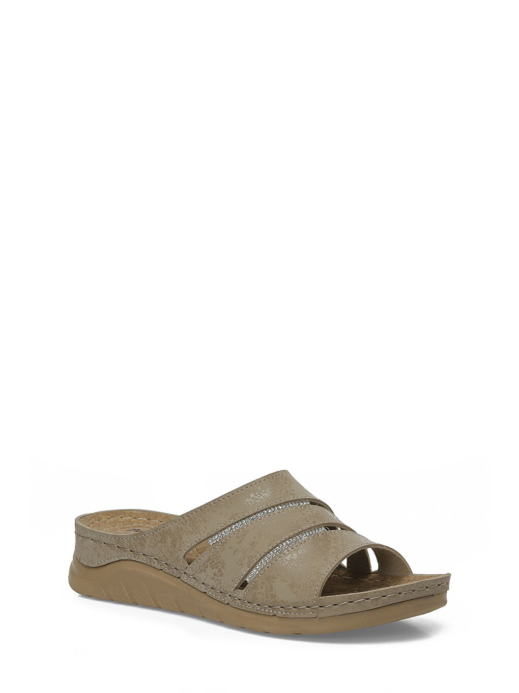 Bej 166940.Z6FX Vizon Kadın Terlik-1