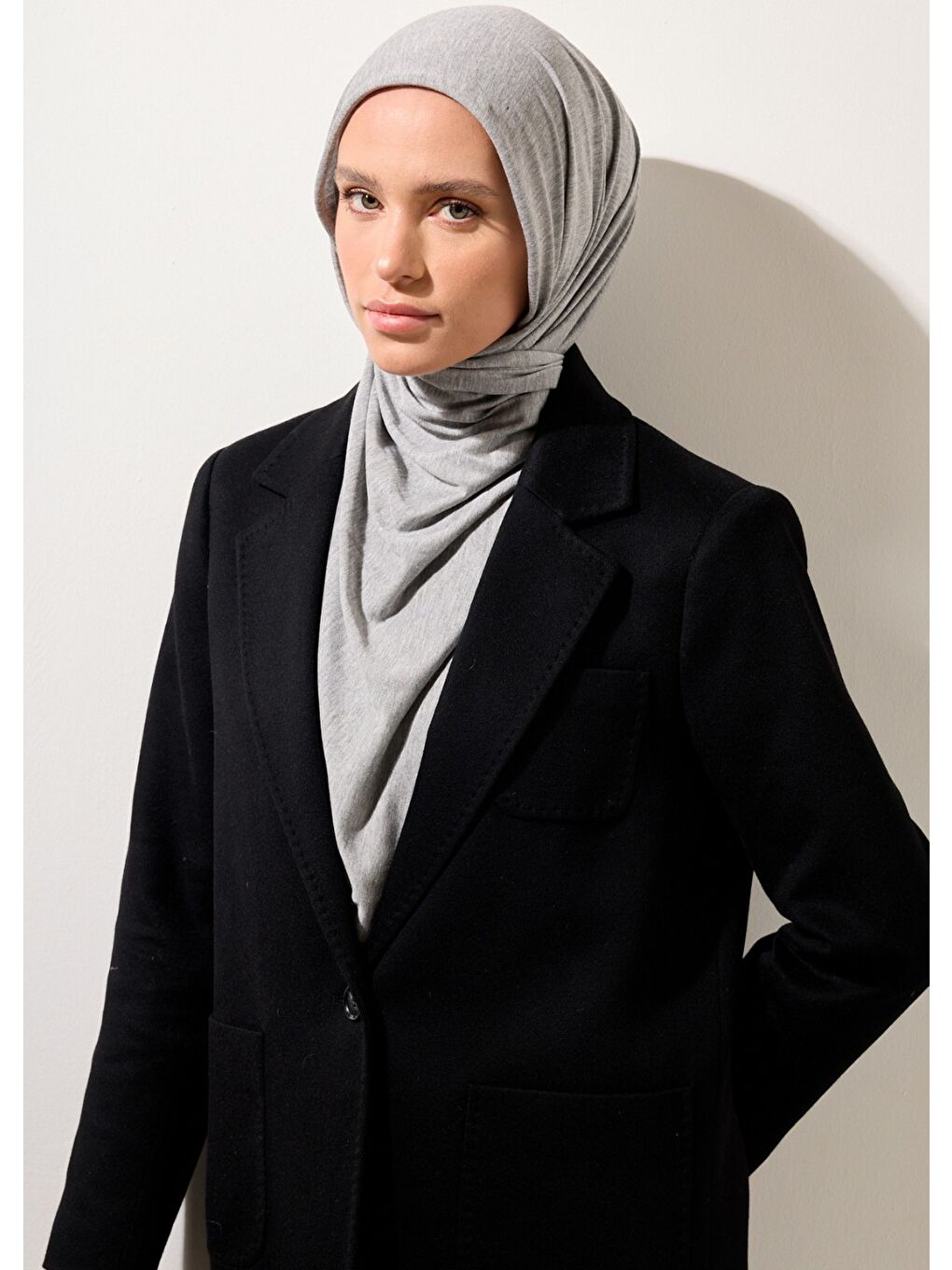 Tesettür Şal - Grimelanj Penye-3