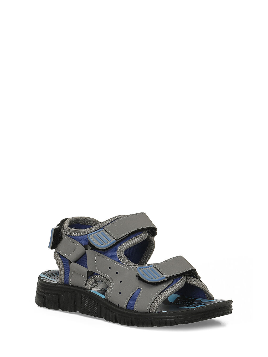 PORS.F6FX Gri Erkek Çocuk Sandalet-1
