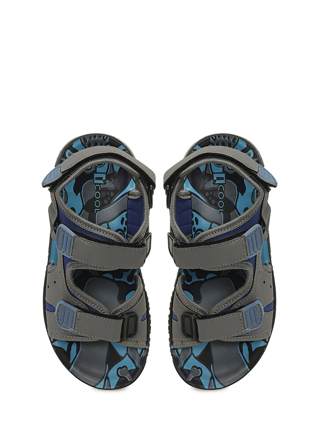 PORS.F6FX Gri Erkek Çocuk Sandalet-3