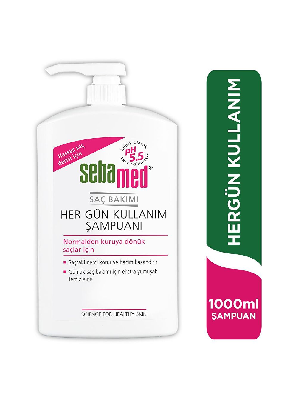 SEBAMED Beyaz Her gün Kullanım Şampuan