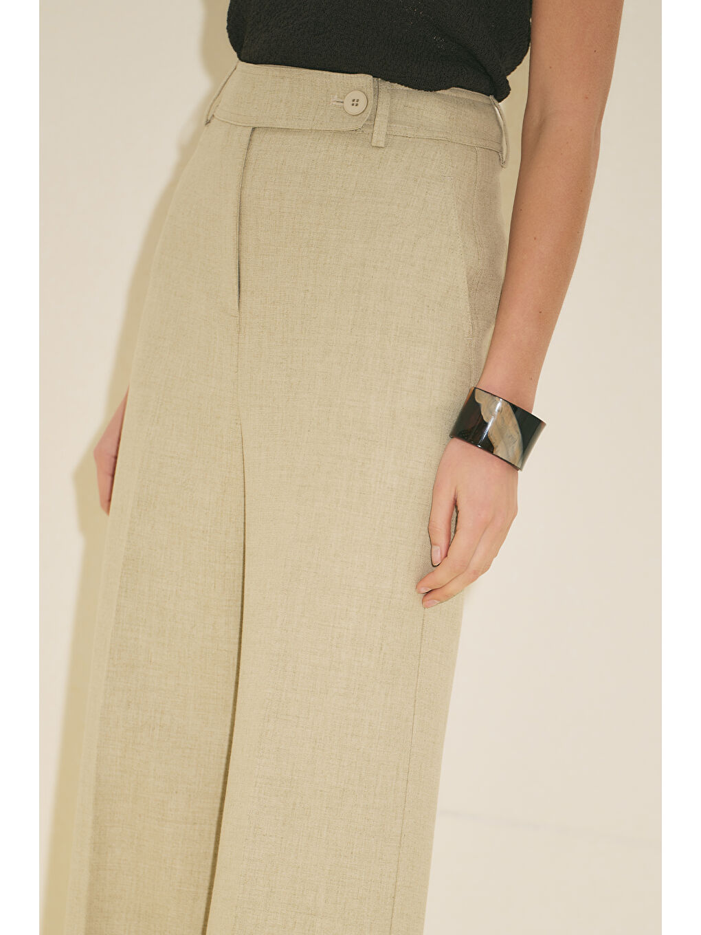 Straıght Klasik Pantolon Yeşil-3