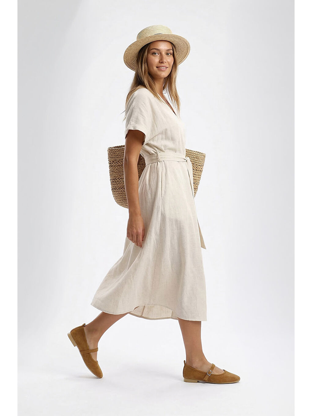 Kahverengi Kadın KAHVERENGİ-TABA Mary Jane Babet-2