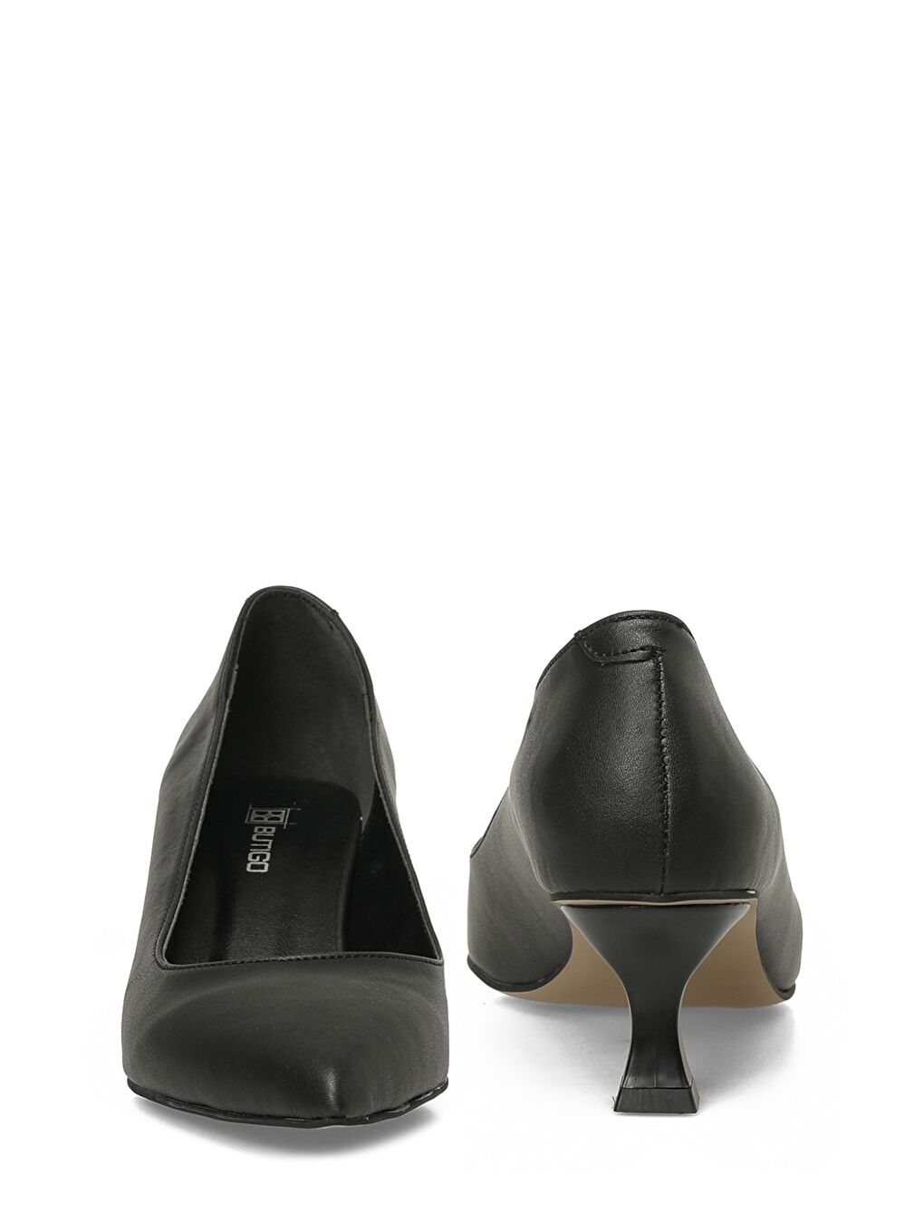 26S-601 6FX Siyah Kadın Topuklu Ayakkabı-4