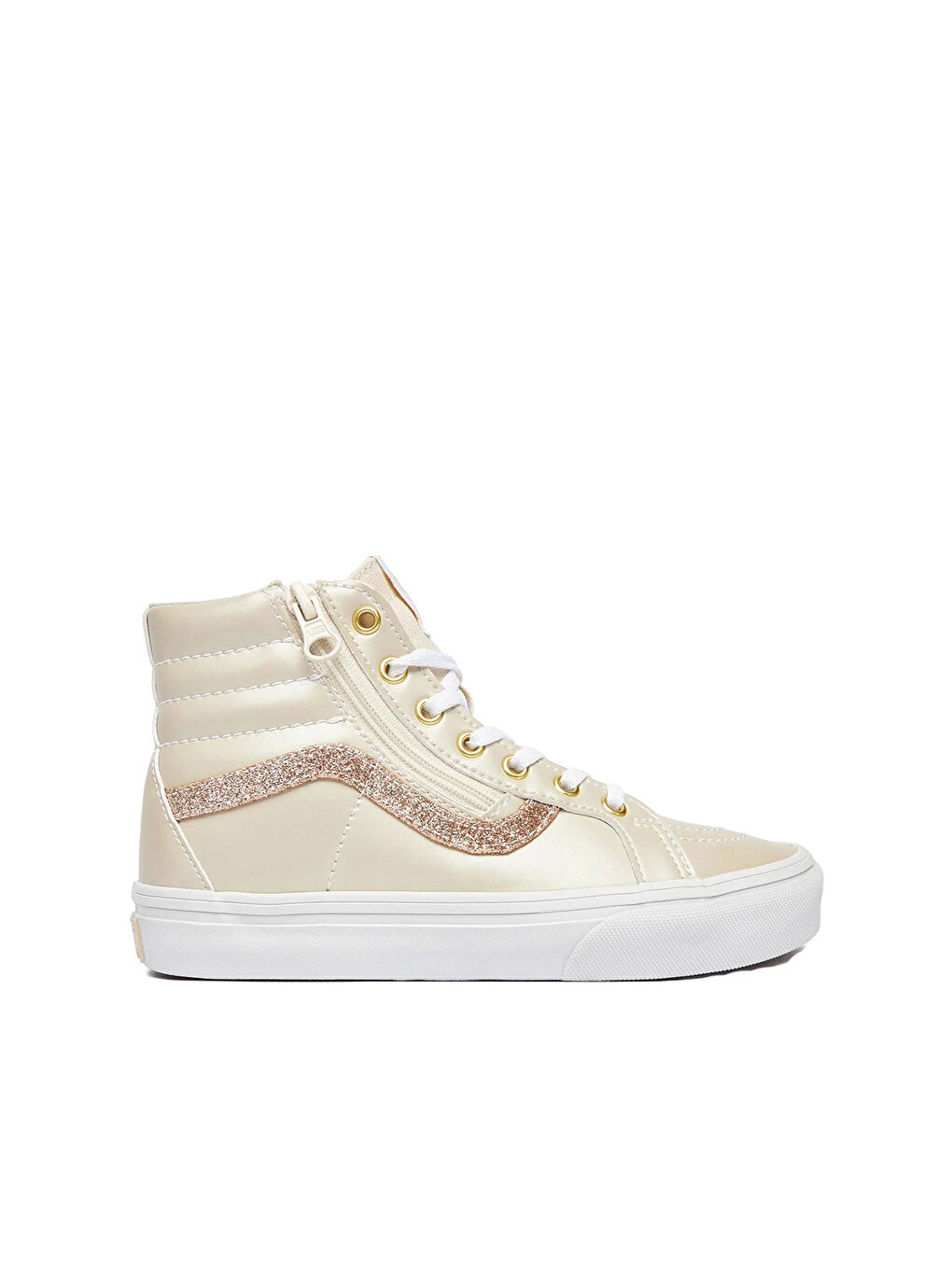 Sk8-Hi Reissue Side Zip Çocuk Bej Sneaker