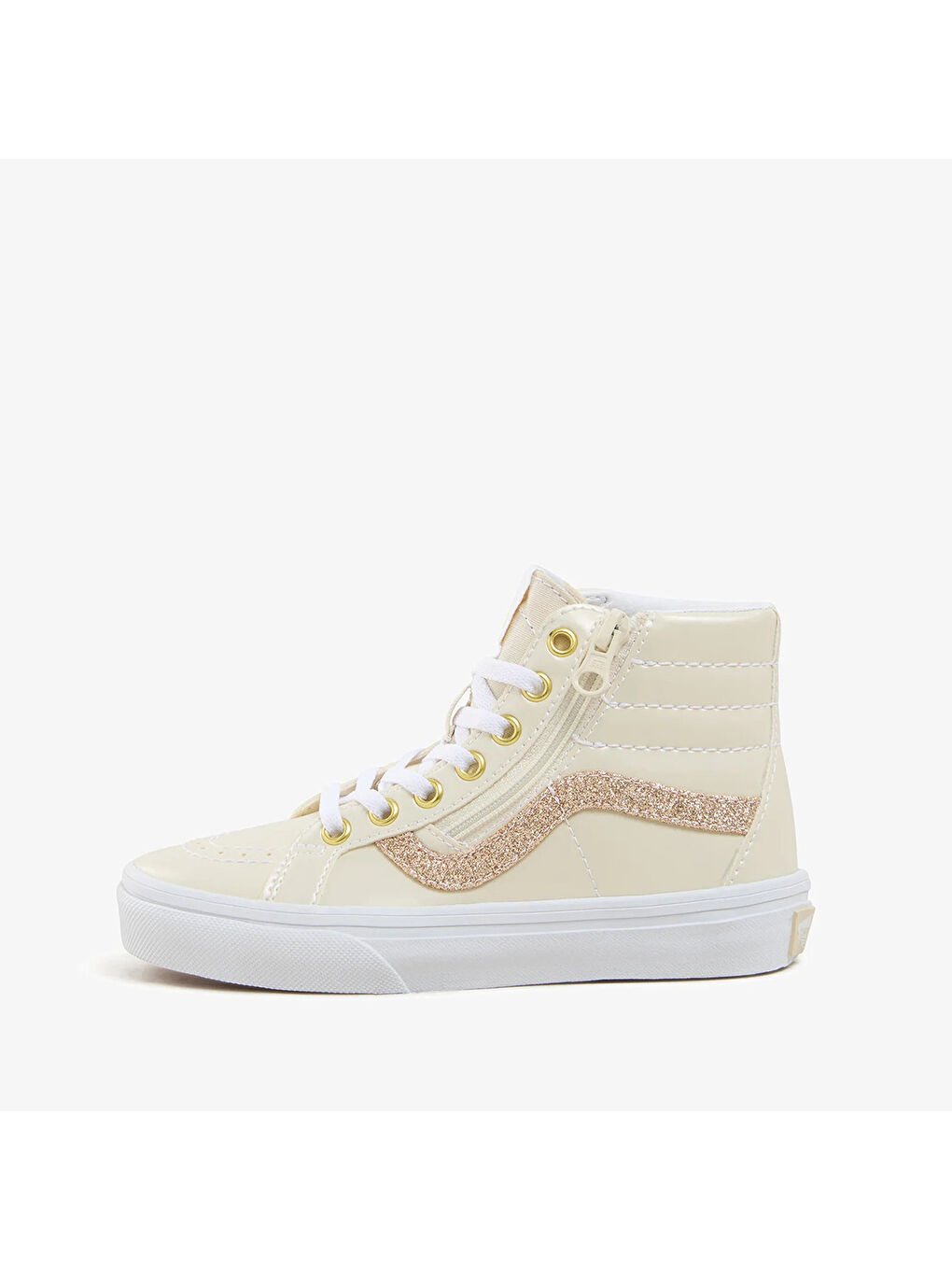 Sk8-Hi Reissue Side Zip Çocuk Bej Sneaker-1