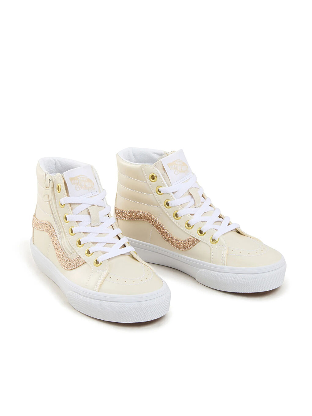 Sk8-Hi Reissue Side Zip Çocuk Bej Sneaker-2