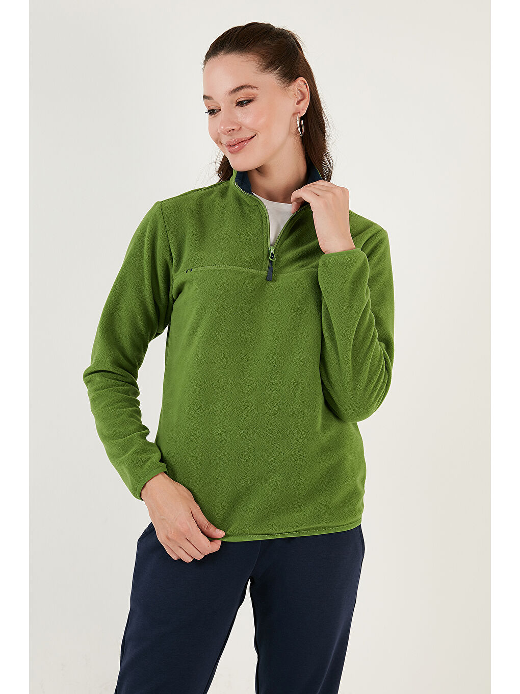 Mor Slim Fit Yumuşak Dokulu Anti-Pilling Tüylenme Yapmayan 2'li Paket Polar 5907000S2-1