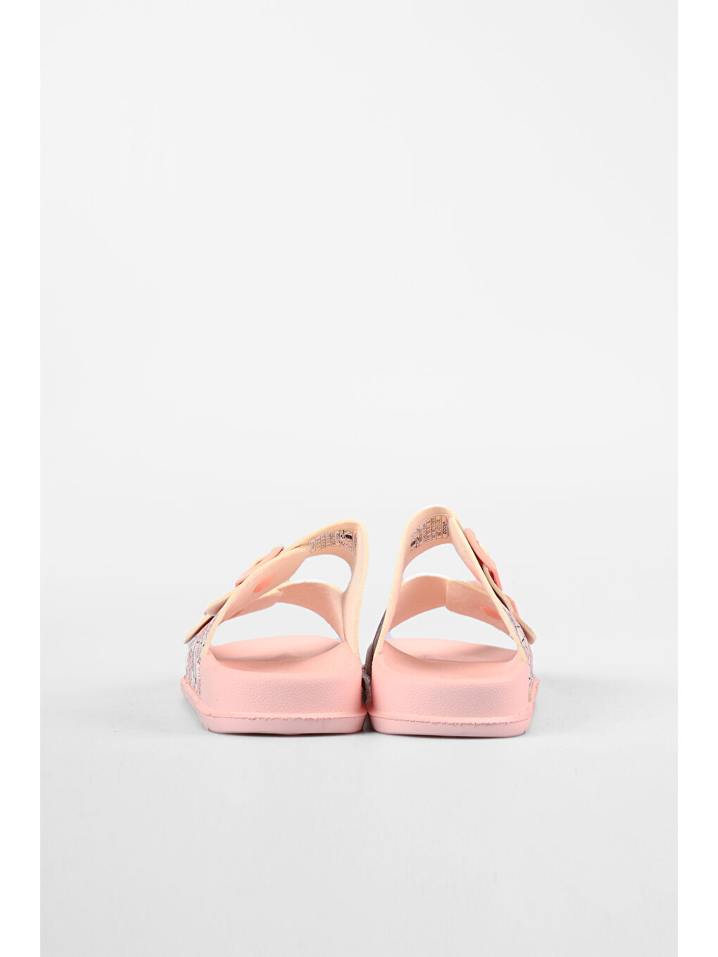 Pembe Gibli II Baskılı Kız Çocuk Pudra Terlik-4