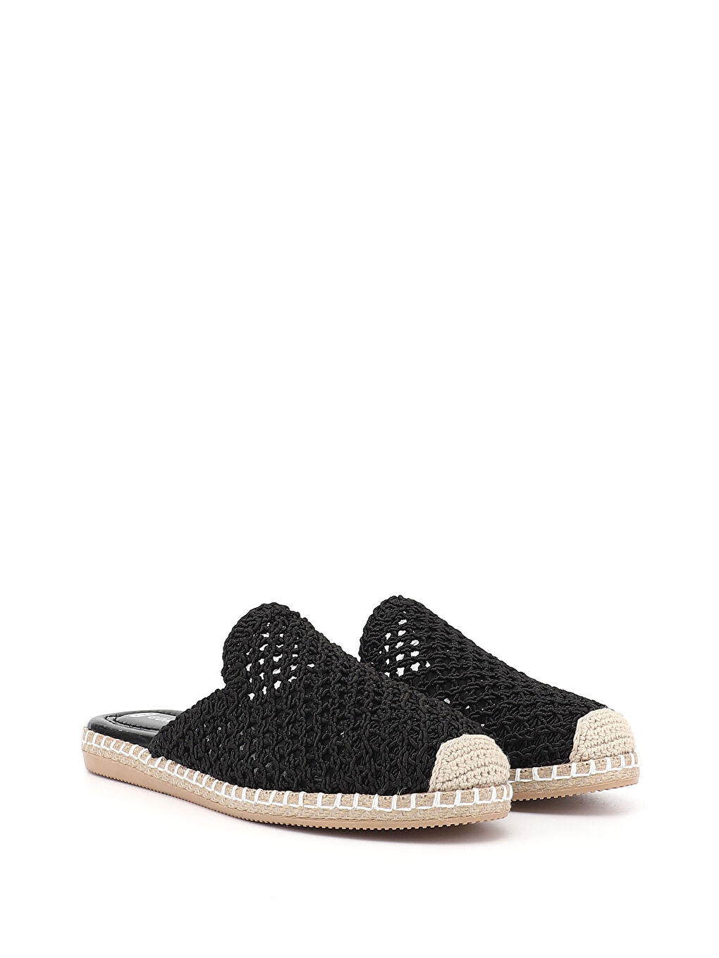 Siyah Kadın SİYAH Burnu Kapalı Günlük Terlik-1