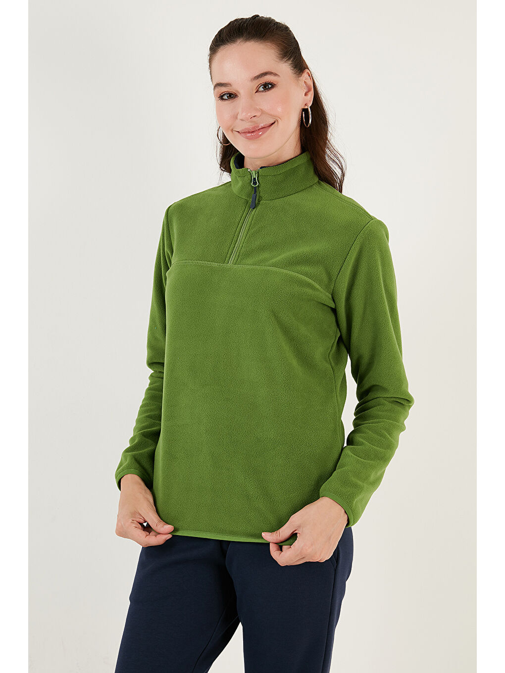 Mor Slim Fit Yumuşak Dokulu Anti-Pilling Tüylenme Yapmayan 2'li Paket Polar 5907000S2-1