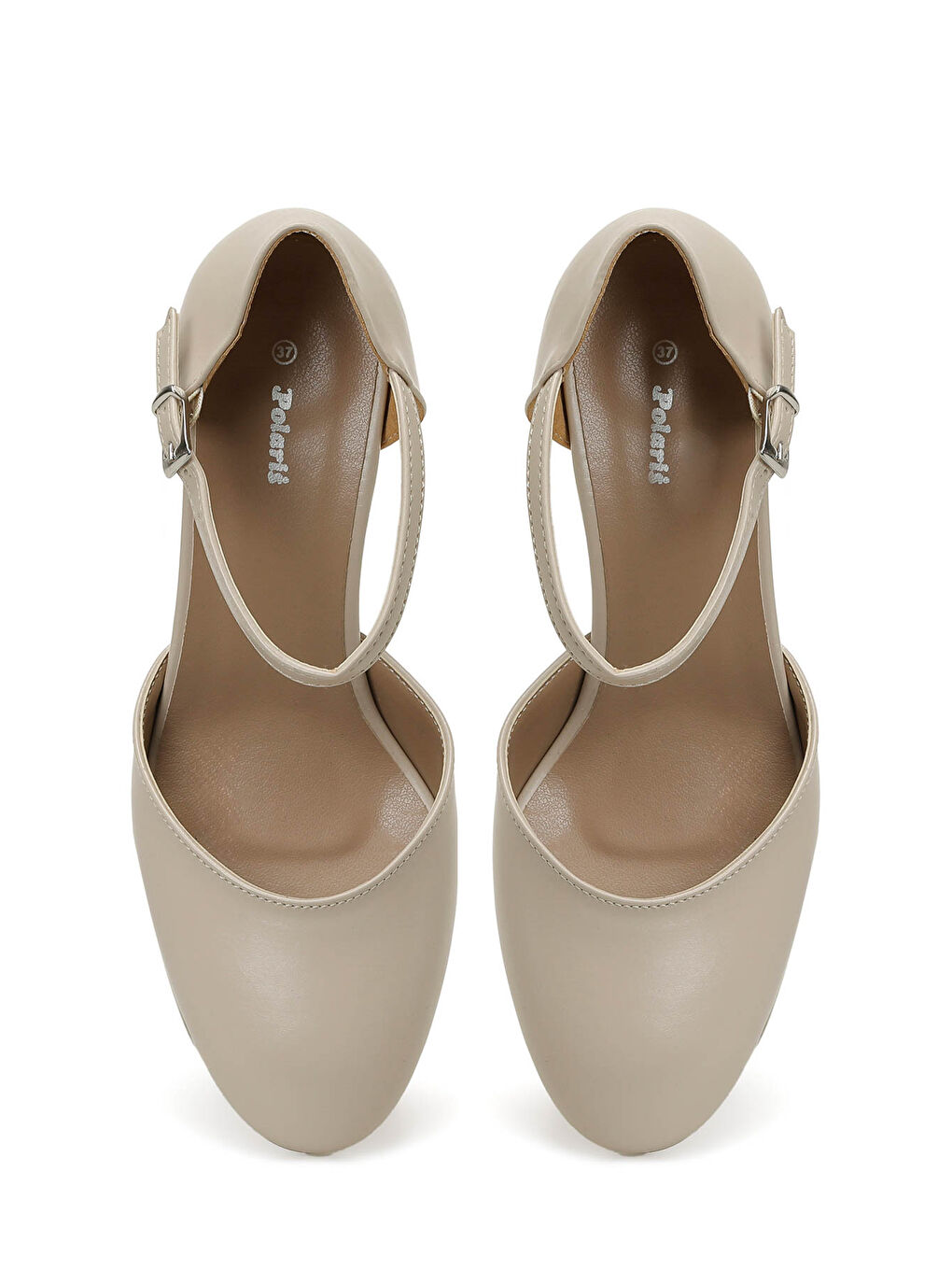 319100.Z 6FX Bej Kadın Topuklu Ayakkabı-3