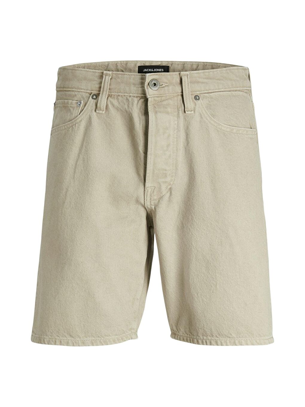 Jack & Jones Açık Bej Jeans Intelligence Jjıchris Pamuklu Regular Fit Erkek Short 12249035