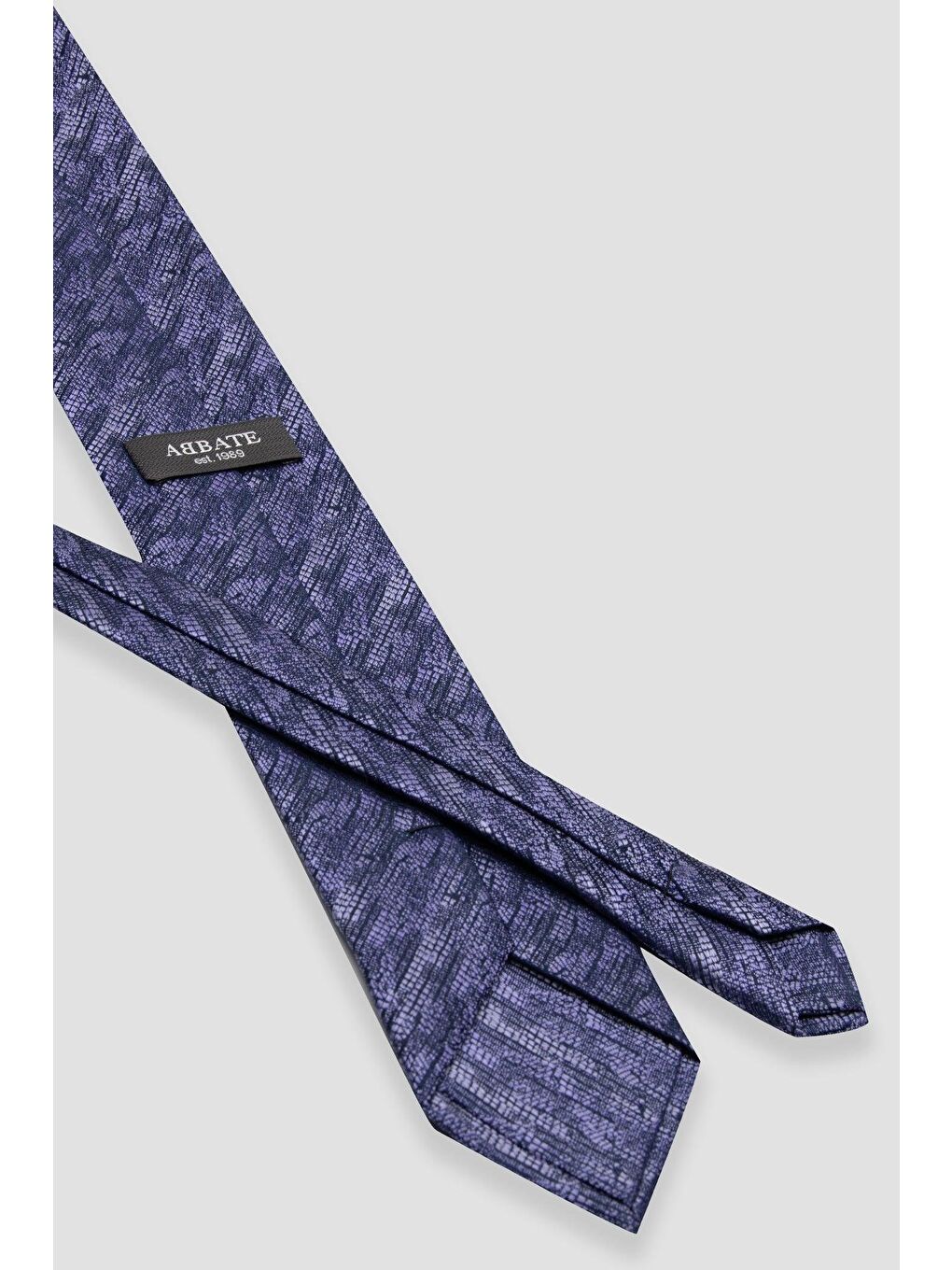 Kravat 8 Cm Mikrofiber Polyester Mor Erkek Desenli Kravat-2