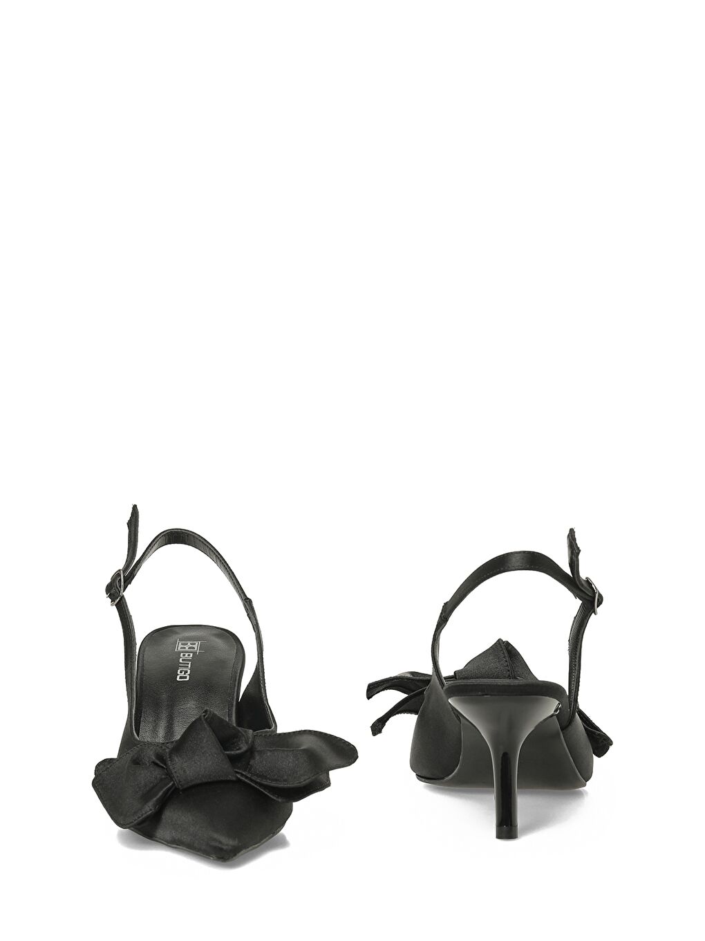 26S-161 6FX Siyah Kadın Topuklu Ayakkabı-4