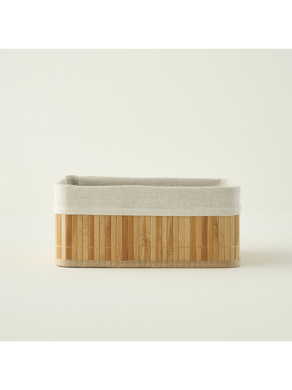 Bej Bres Bambu Düzenleyici Kutu 3'lü Naturel-2