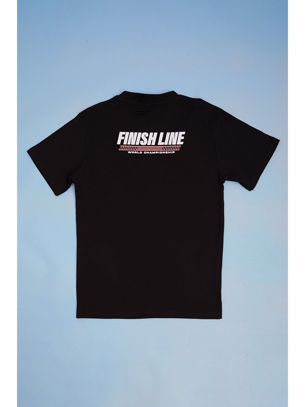 Siyah Racıng Mode On Baskılı Erkek Çocuk Tişört-1