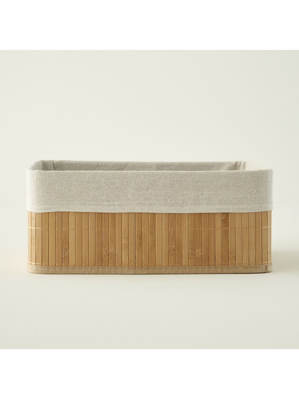 Bej Bres Bambu Düzenleyici Kutu 3'lü Naturel-3