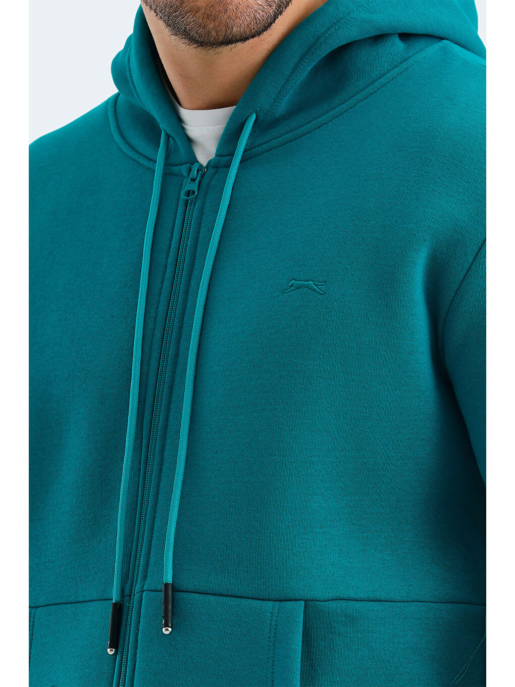 SLAZENGER VONDA Erkek Sweatshirt Petrol - 4