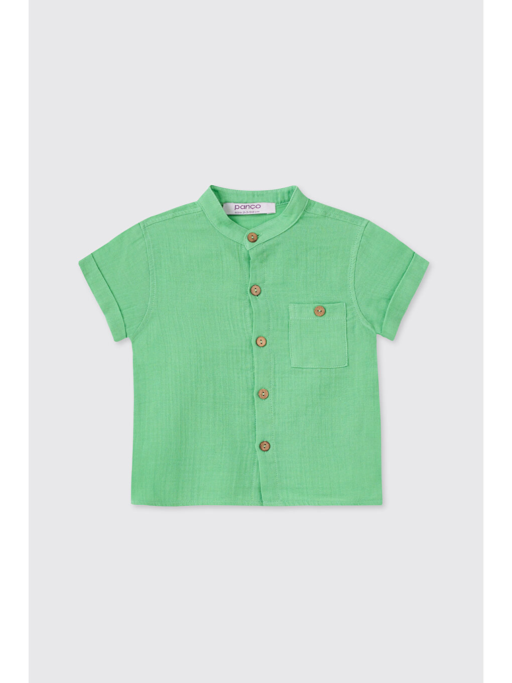 Erkek Bebek Yeşil Gömlek