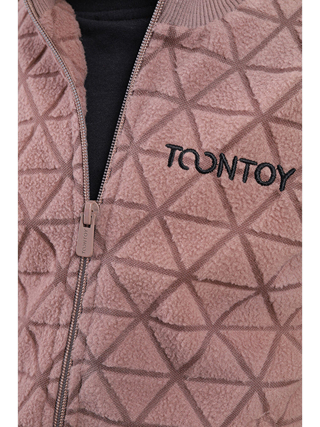 Kahverengi Erkek Çocuk Nakışlı Hırka-2