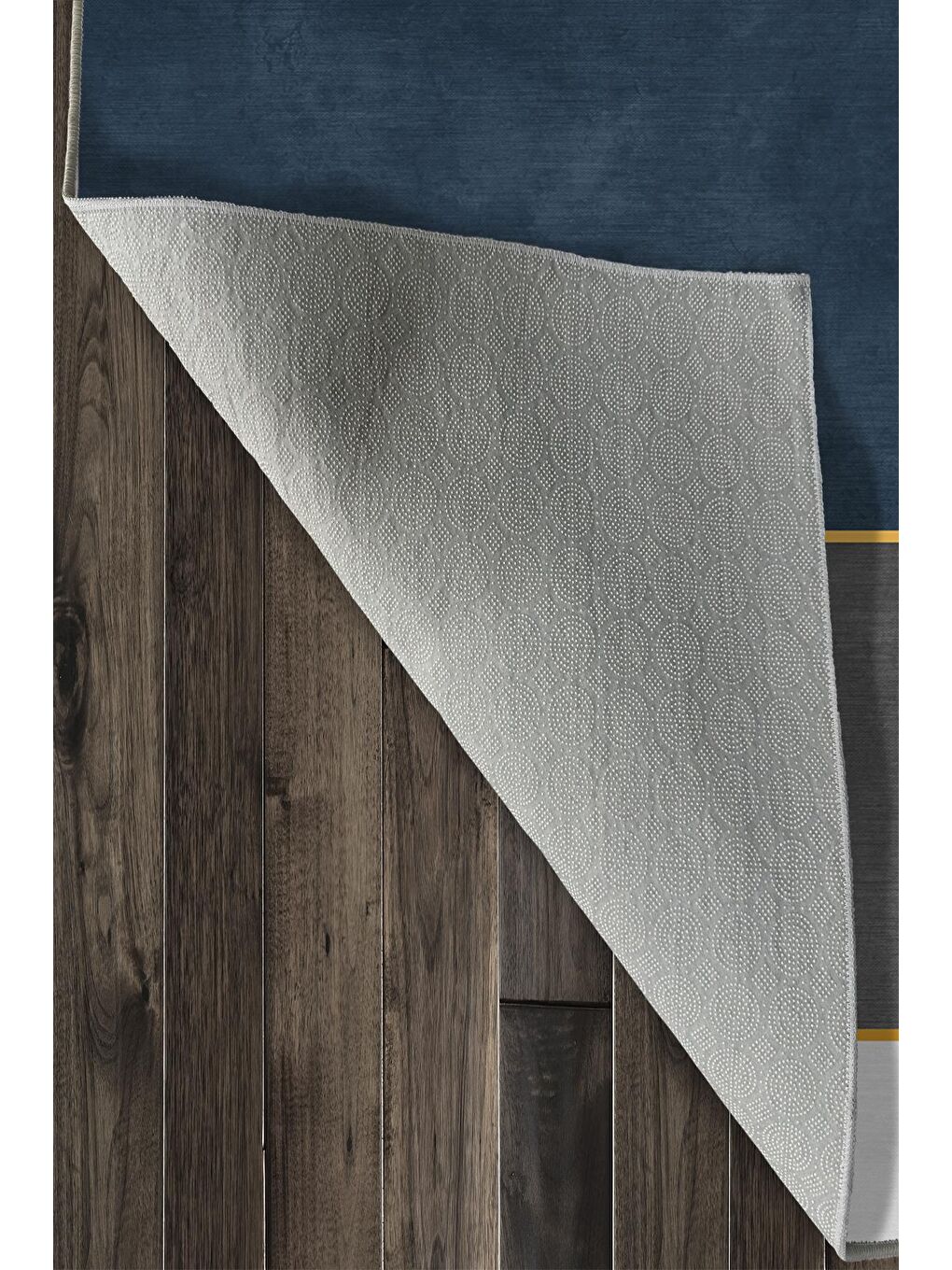 Gri Dekoratif Özel Tasarım Yıkanabilir, Modern Halı  160x230-5