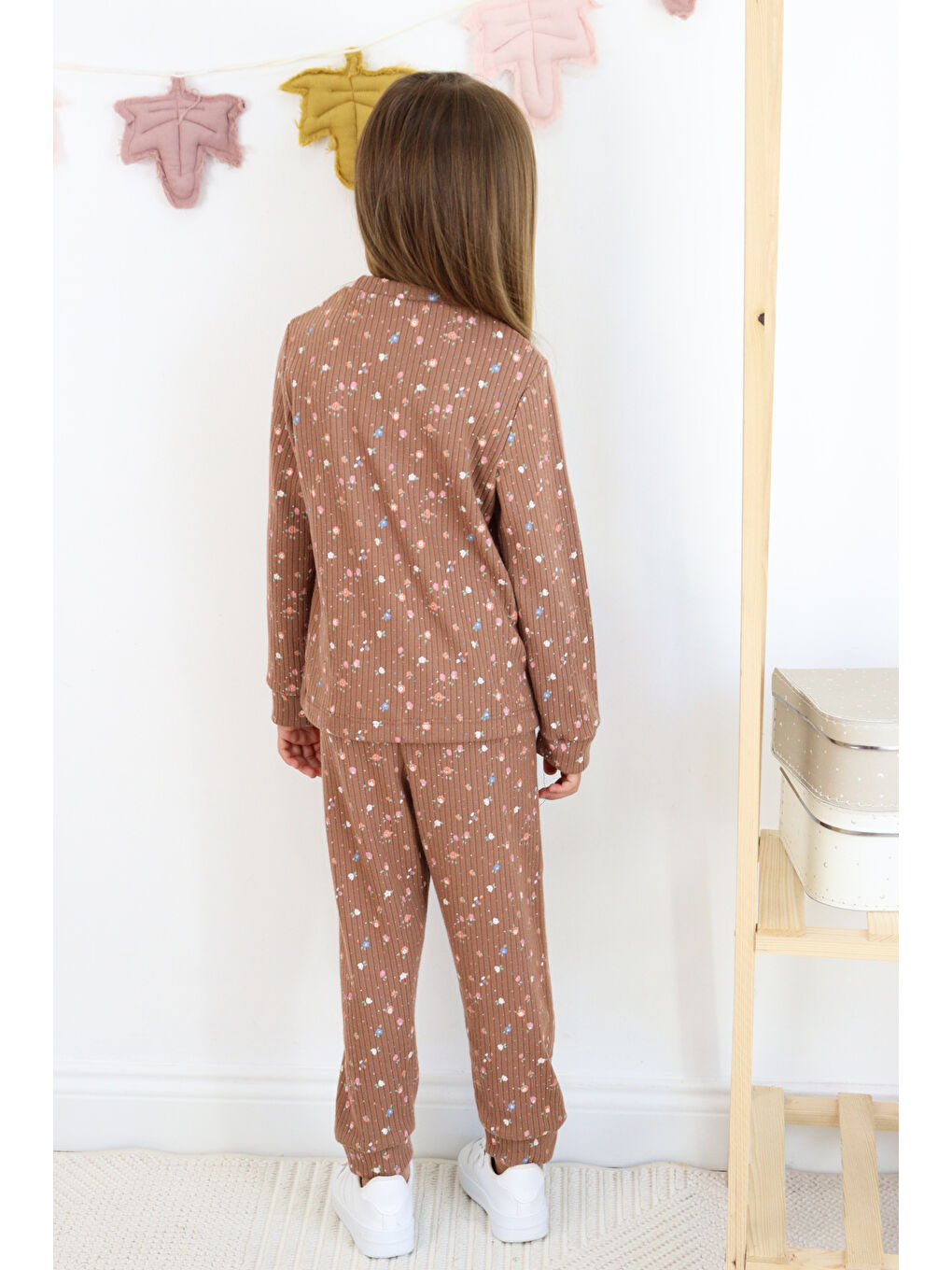 Miss Tuffy Kahverengi Kız Çocuk Orta Kalınlıkta Baskılı Pijama Takımı - 2