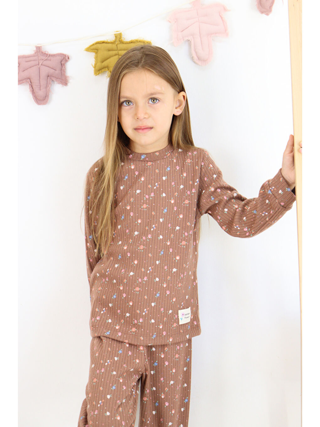 Miss Tuffy Kahverengi Kız Çocuk Orta Kalınlıkta Baskılı Pijama Takımı - 3