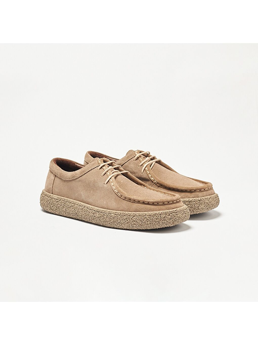 Erkek Bej Loafer  OG-2181 2166 Suggero Süet-2