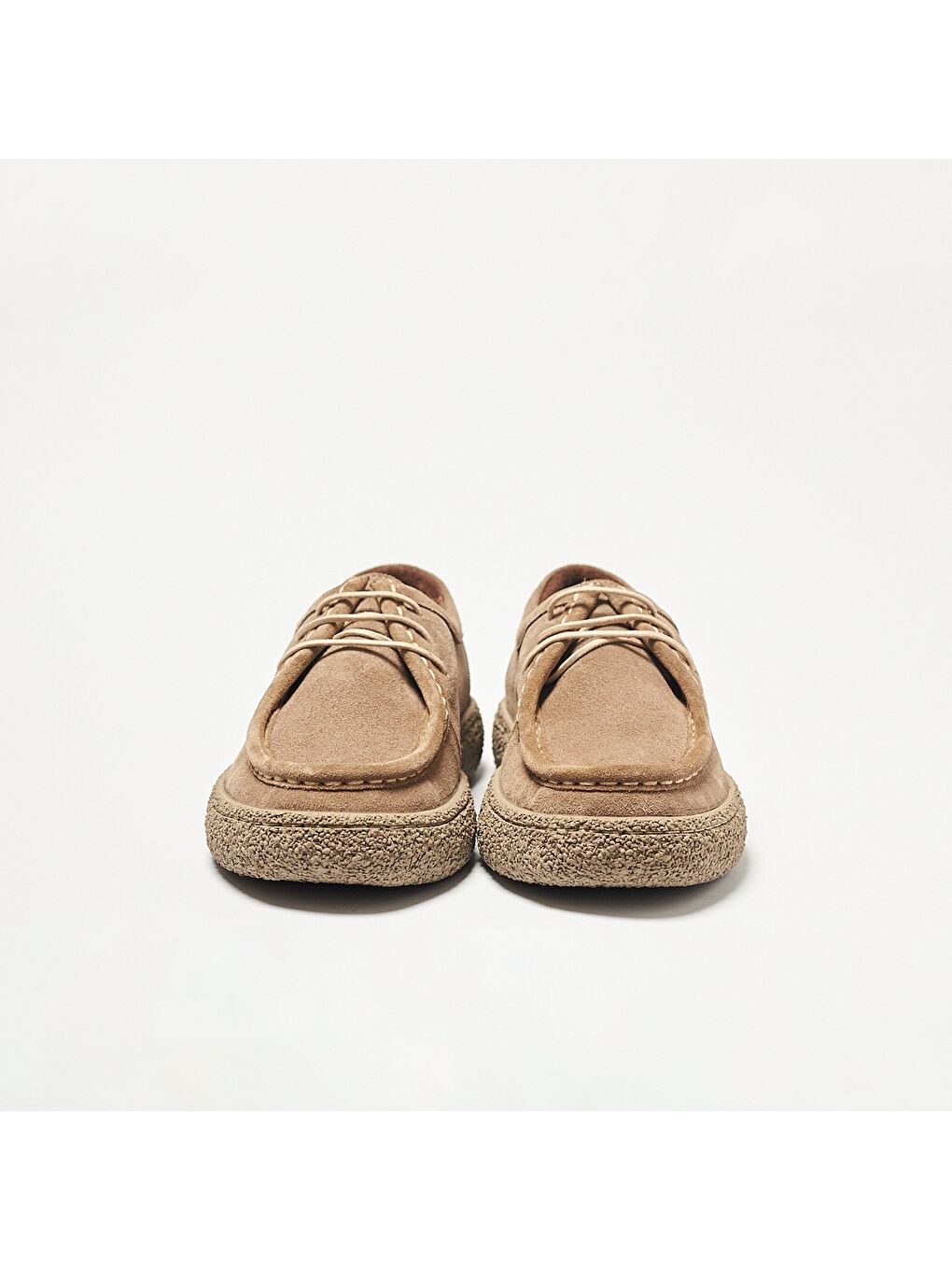 Erkek Bej Loafer  OG-2181 2166 Suggero Süet-5