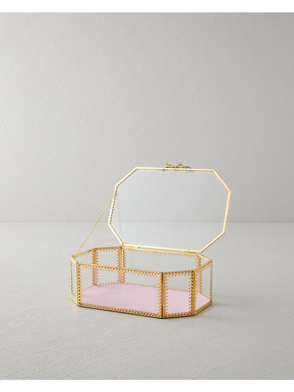 Sarı Sandy Dekoratif Kutu 20x13x6,5 cm Gold-1