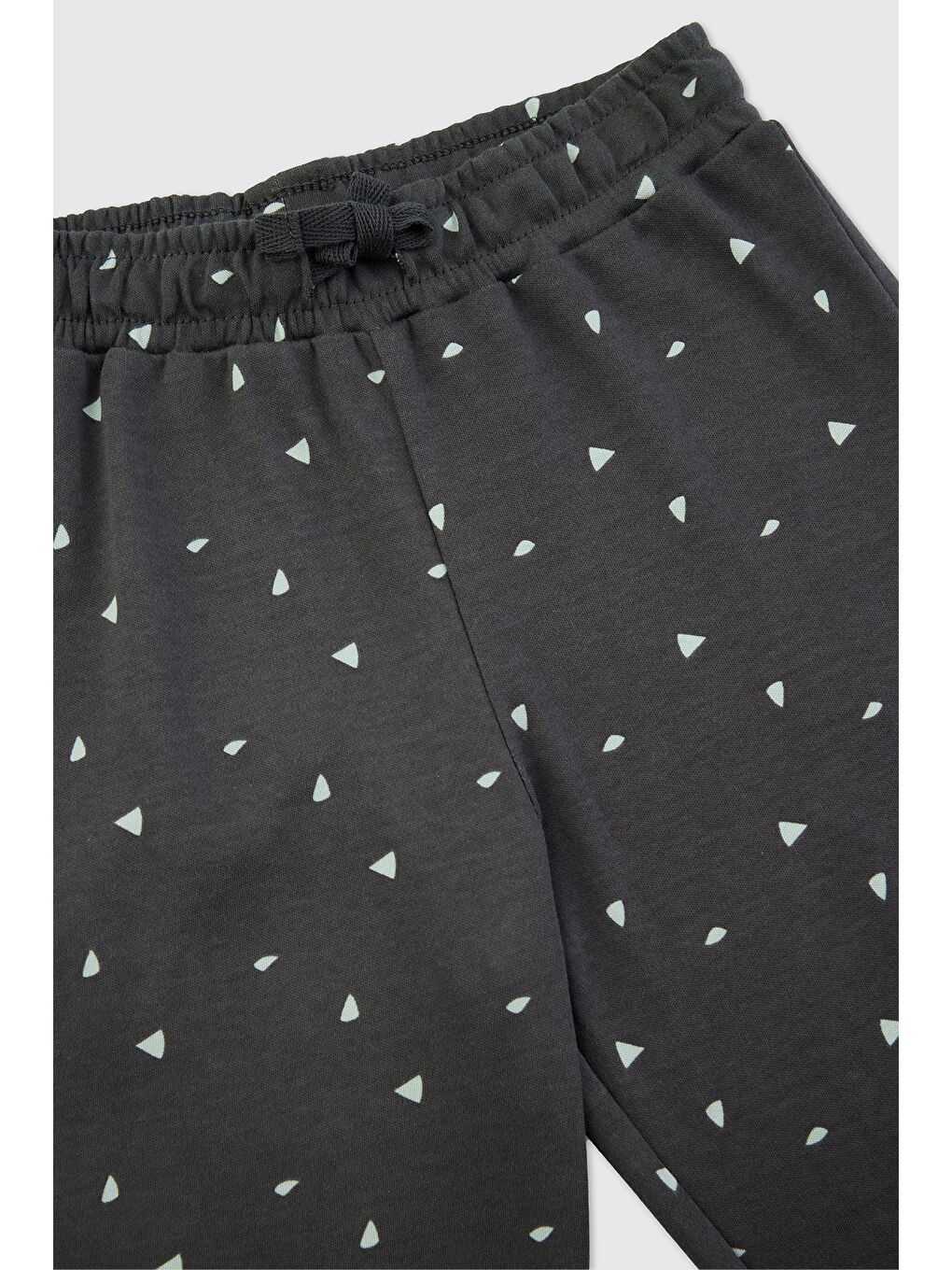 Erkek Çocuk Dinozor Baskılı Antrasit Pijama Takımı-9