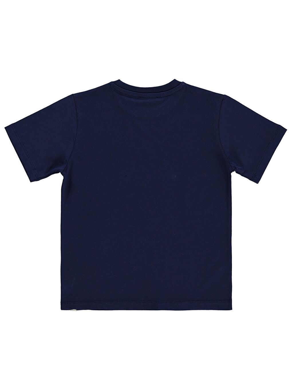 Boys Basic Surf Etiketli 6-9 Yaş Tişört - Lacivert-1