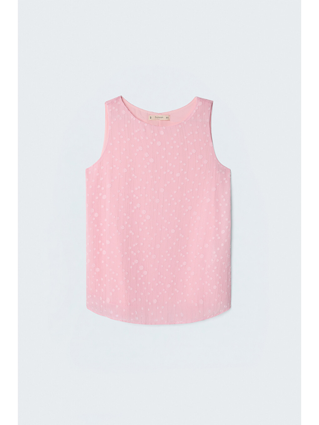Dokulu Kolsuz Bluz - Pembe-3