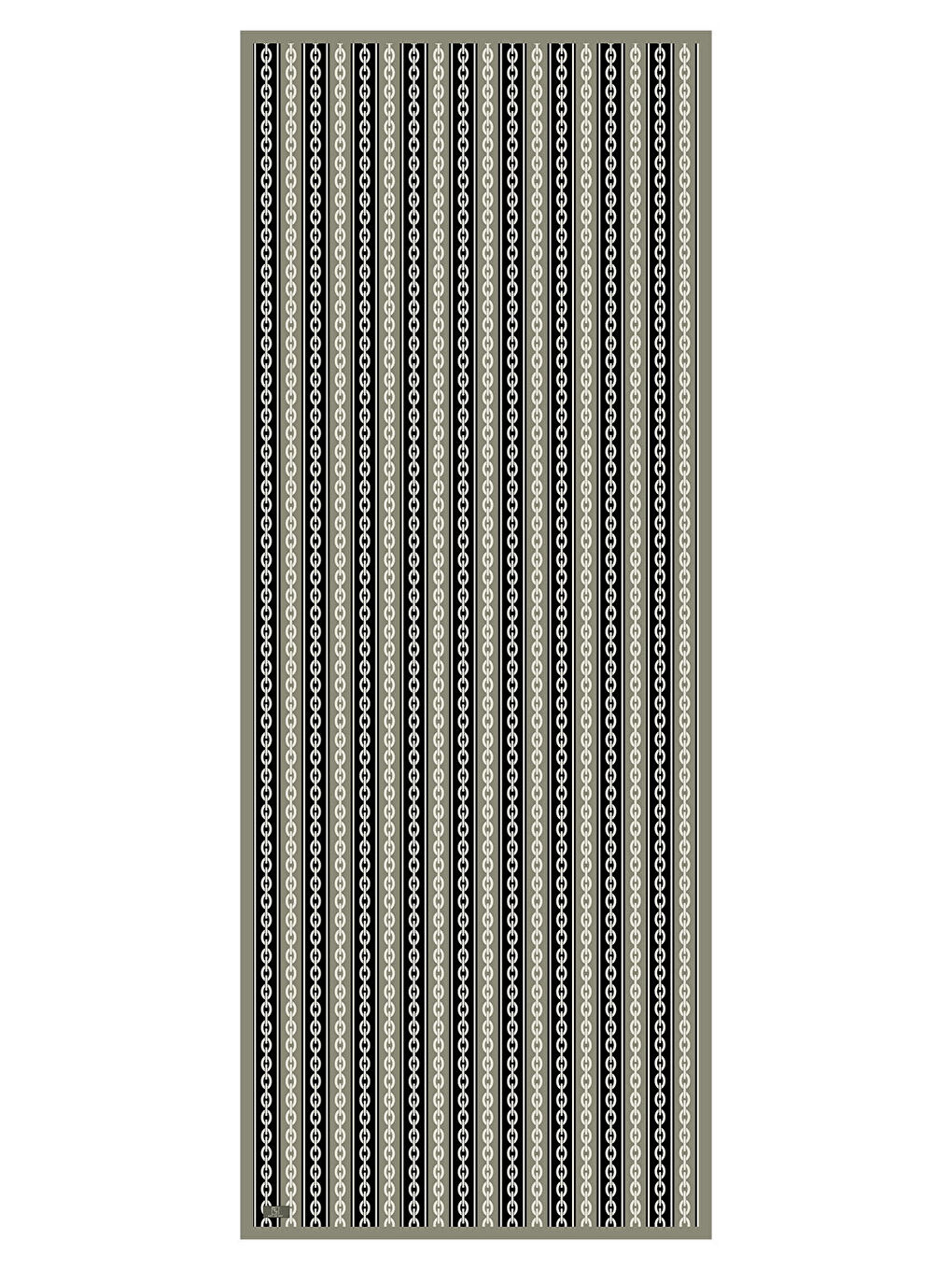 Ekru Pamuk Twill Şal Chain Taş-5