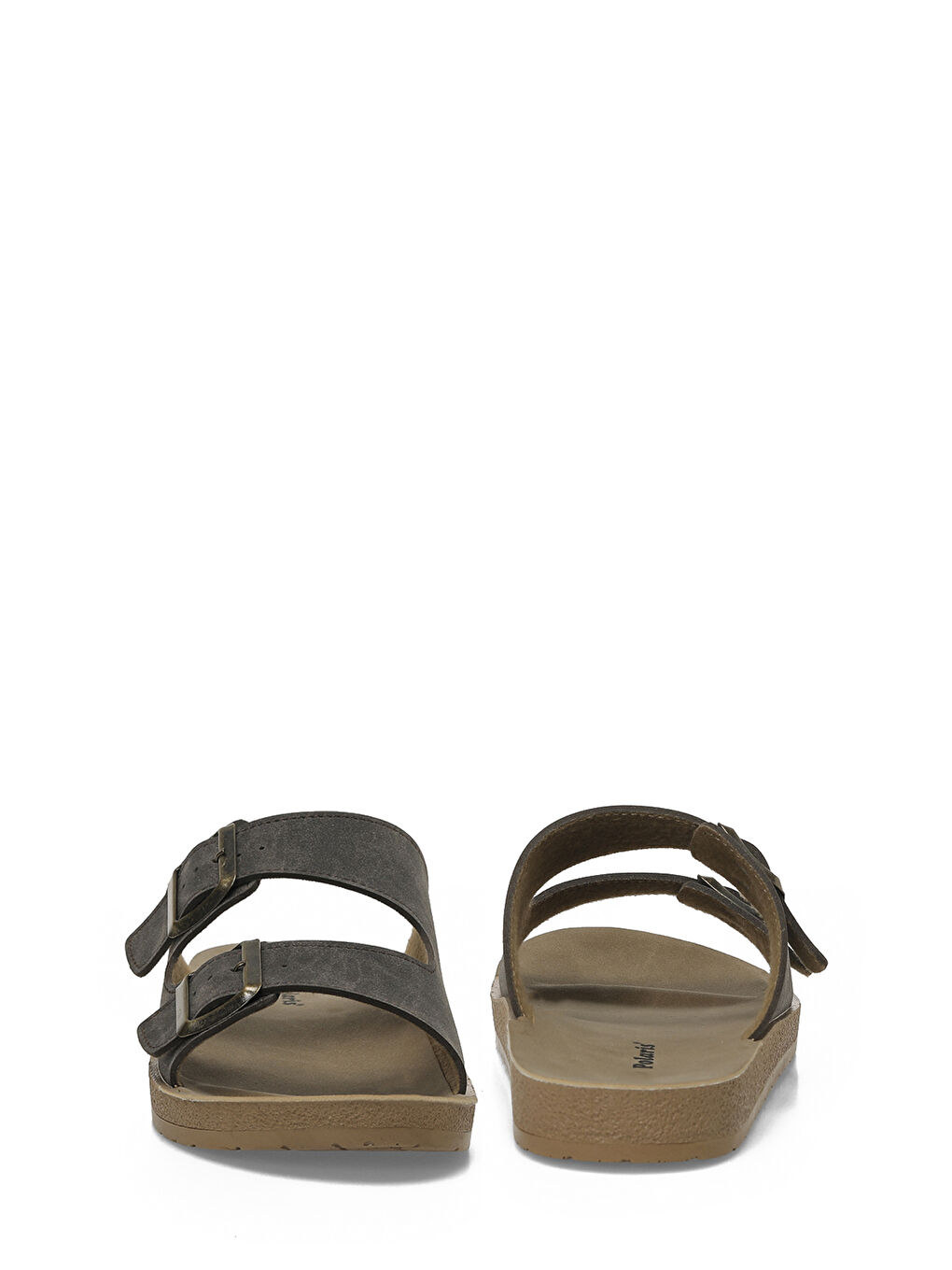 408058.M6FX Kahverengi Erkek Terlik-4