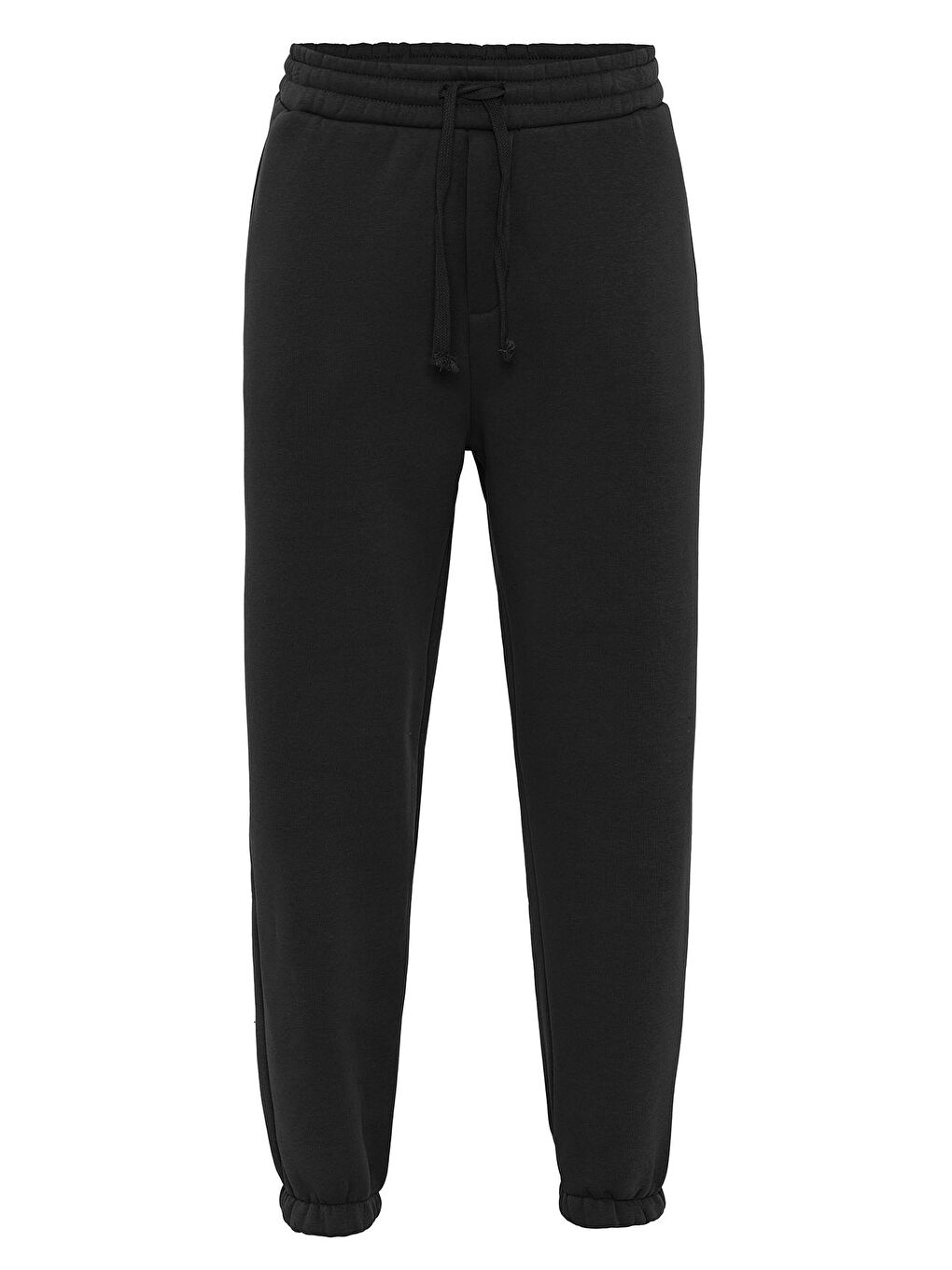 VAMOSCLO Siyah Basic Oversize Jogger Erkek Eşofman Altı